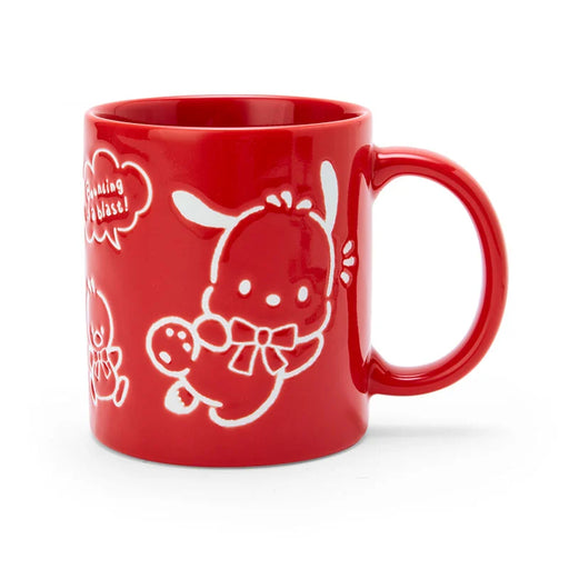 Japan Sanrio - Pochacco Mug (35th Anniversary Red Ribbon)