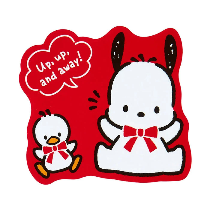 Japan Sanrio - Pochacco Stickers (35th Anniversary Red Ribbon)