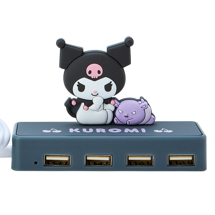 Japan Sanrio - Kuromi USB Hub (Slim)