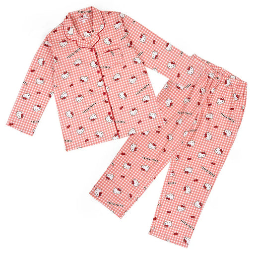 Japan Sanrio - Hello Kitty Gingham Shirt Pajama for Adults