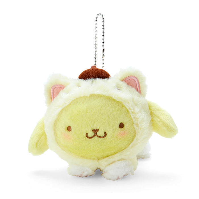 Japan Sanrio - My Favourite Cat Collection x Pompompurin Plush Keychain