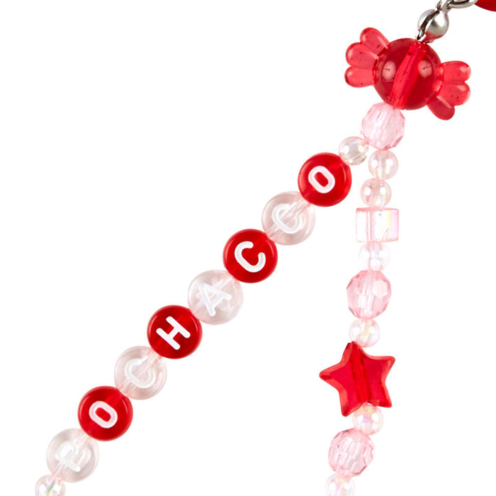Japan Sanrio - Pochacco Keychain (35th Anniversary Red Ribbon)