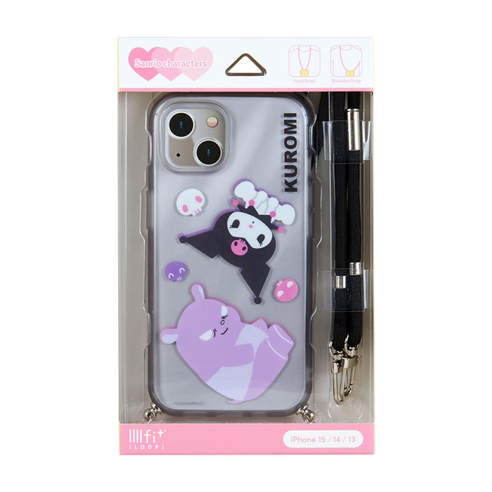 Japan Sanrio - Kuromi Efit Loop iPhone 15/14/13 Case
