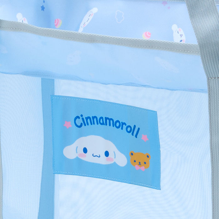 Japan Sanrio - Cinnamoroll Mesh Storage Bag Size L