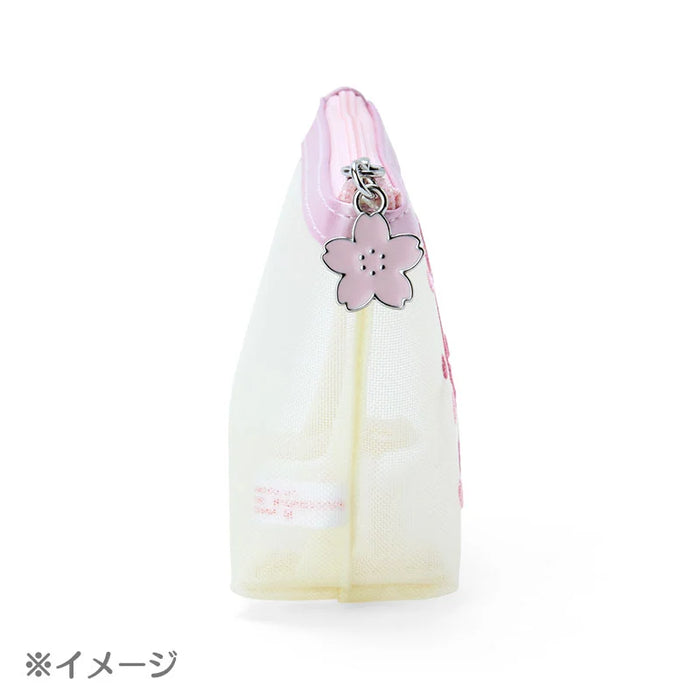 Japan Sanrio - Sakura/Cherry Blossom 2024 Collection x Cinnamoroll Mesh Pouch