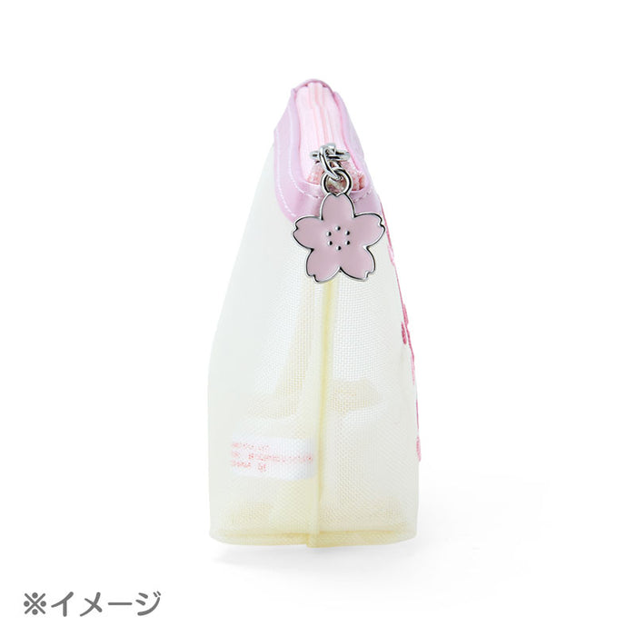 Japan Sanrio - Sakura/Cherry Blossom 2024 Collection x My Sweet Piano Mesh Pouch