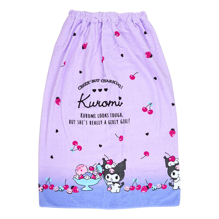 Japan Sanrio - Kuromi Wrap Towel 80cm
