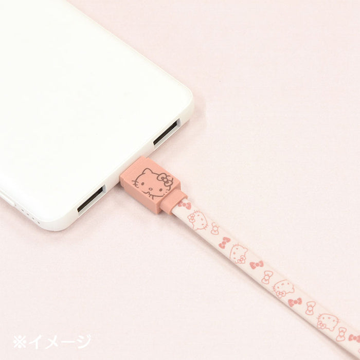 Japan Sanrio -Hello Kitty USB Type-C to Type-C Compatible Sync & Charging Cable