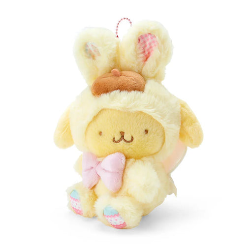 Japan Sanrio - Pompompurin Plush Keychain (Easter Rabbit)