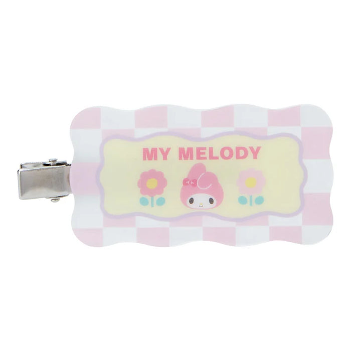 Japan Sanrio - My Melody Bangs Clip (Pastel Checker)