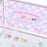 Japan Sanrio - Sanrio Characters Clear Storage Box (Pastel Checker)