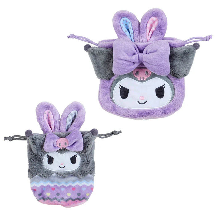 Japan Sanrio - Kuromi Set of 2 Drawstring Bags (Easter Rabbit)