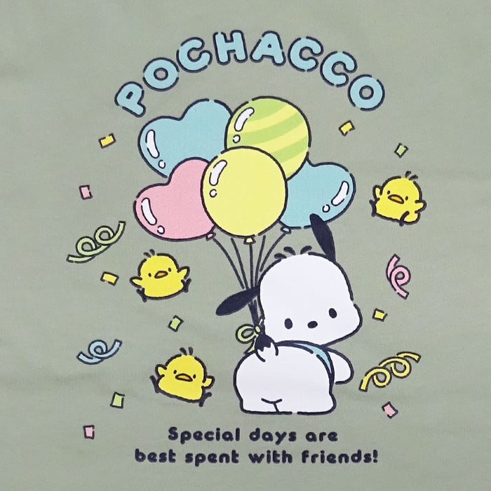 Japan Sanrio - Pochacco Big T Shirt for Adults (Color: Green)