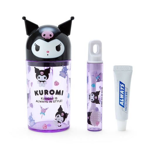 Japan Sanrio - Kuromi Toothbrush & Cup Set