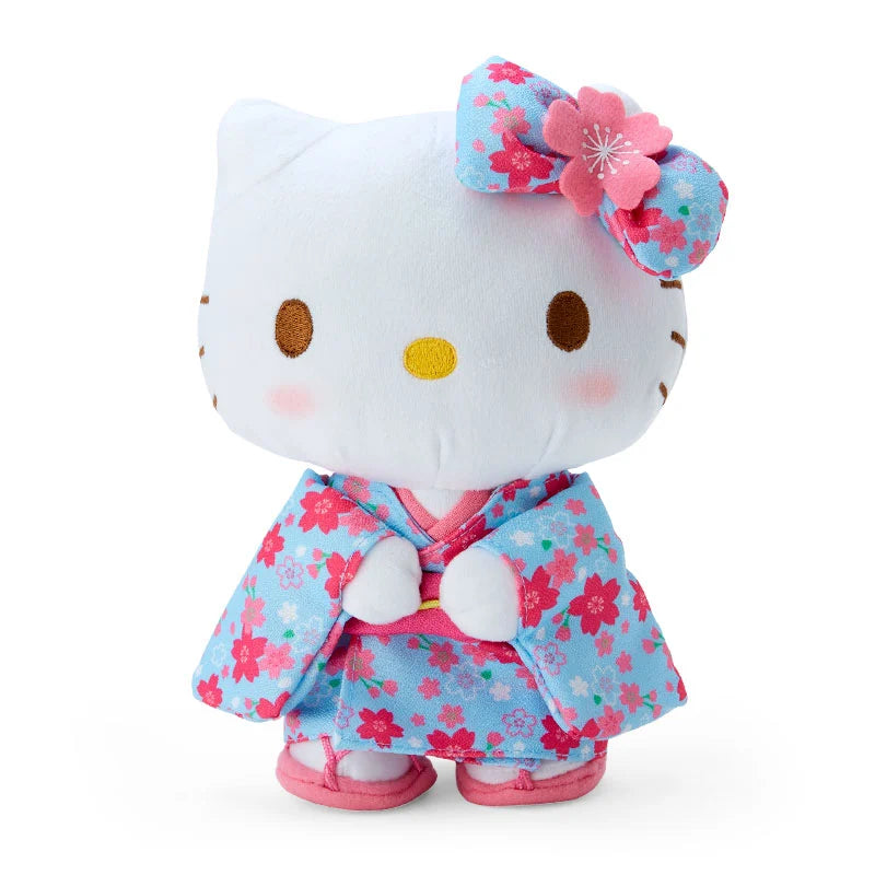 Japan Sanrio - Hello Kitty Plush Toy (Sakura Kimono)