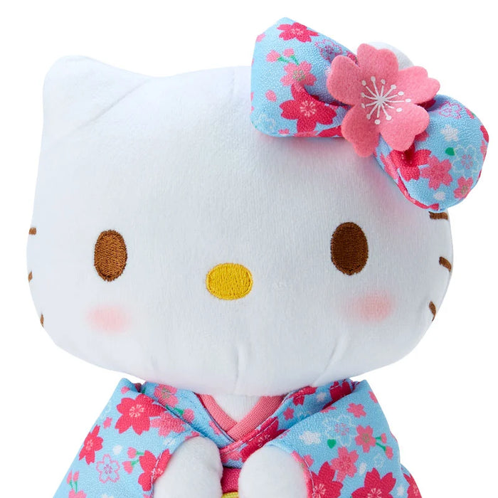 Japan Sanrio - Hello Kitty Plush Toy (Sakura Kimono)