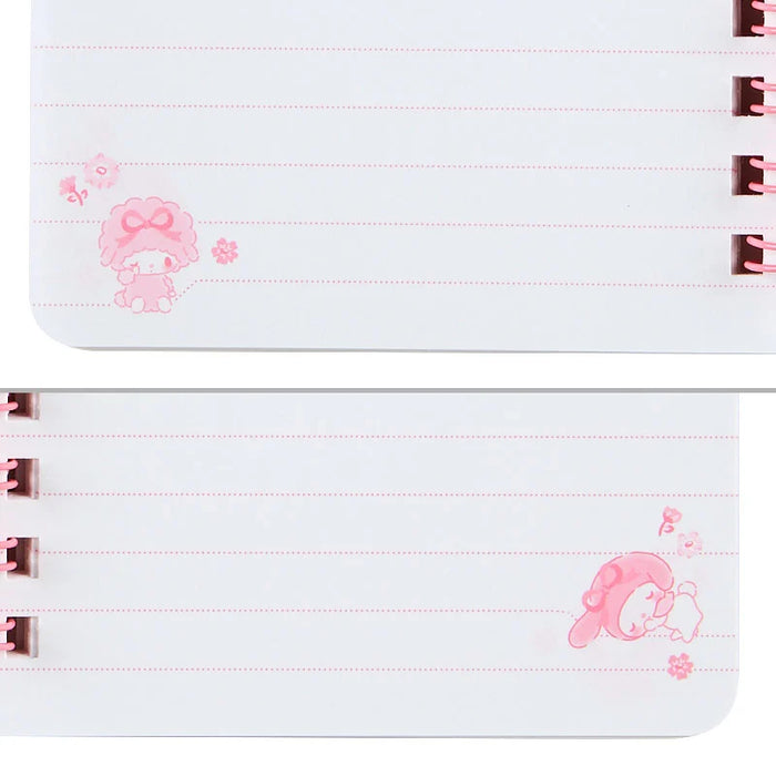 Japan Sanrio - My Melody & My Sweet Piano B7 Ring Notebook