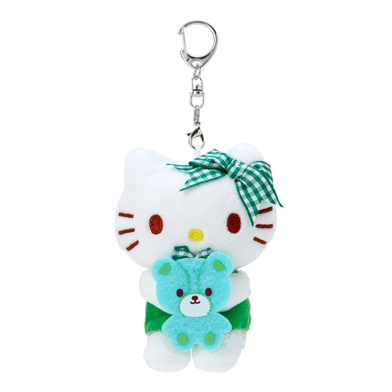 Japan Sanrio - Hello Kitty Oshi Color Plush Keychain (Color Green)