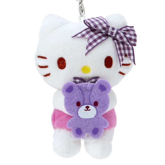 Japan Sanrio - Hello Kitty Oshi Color Plush Keychain (Color Purple)