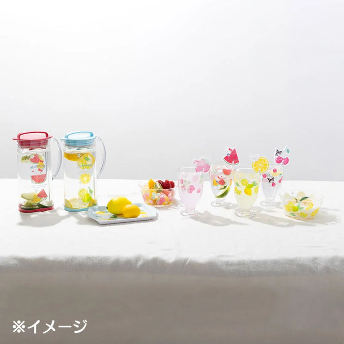 Japan Sanrio - Kuromi Cup with Legs (Colorful Fruits)