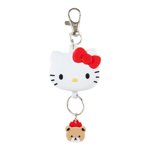 Japan Sanrio - Hello Kitty Face Shaped Reel Keychain