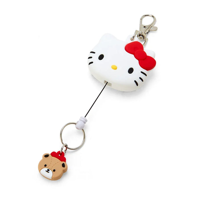 Japan Sanrio - Hello Kitty Face Shaped Reel Keychain