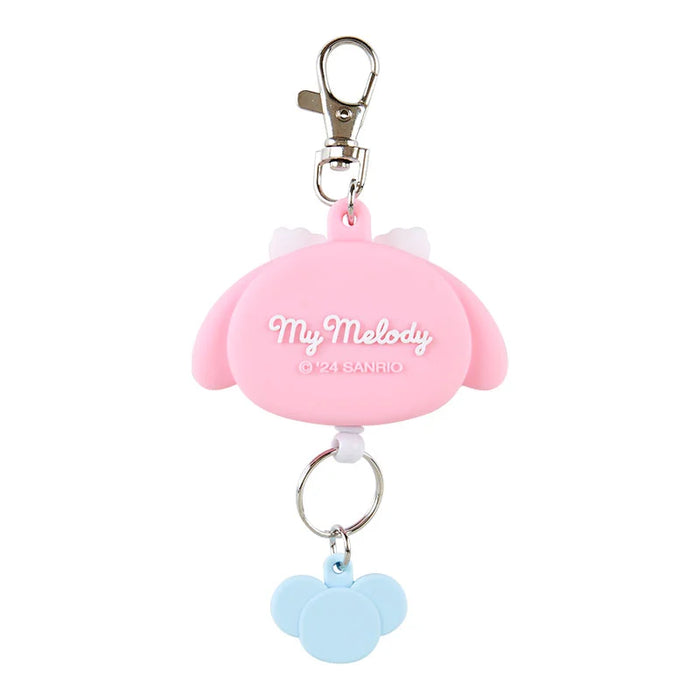 Japan Sanrio - My Melody Face Shaped Reel Keychain
