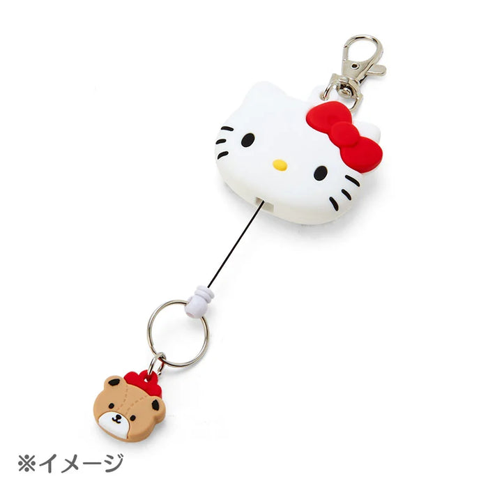 Japan Sanrio - My Melody Face Shaped Reel Keychain