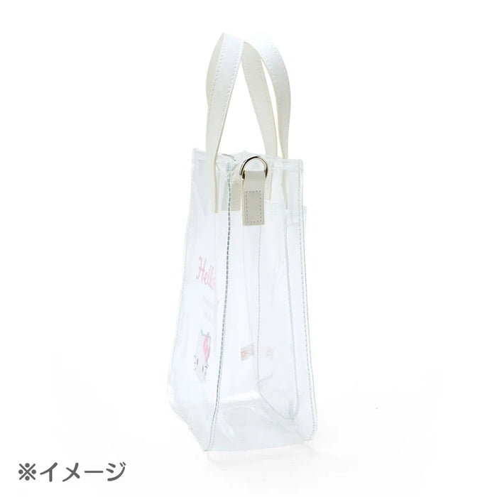 Japan Sanrio -  Kuromi Clear Handbag with Shoulder Strap
