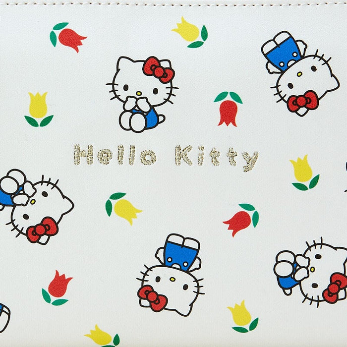 Japan Sanrio - Hello Kitty3 Pocket Pouch (flower)