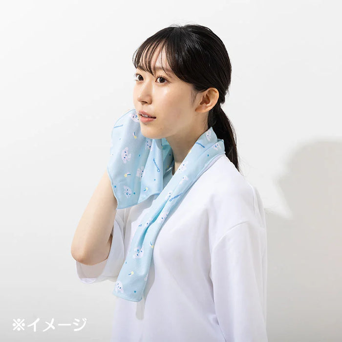 Japan Sanrio - Kuromi Towel that gets cold when wet