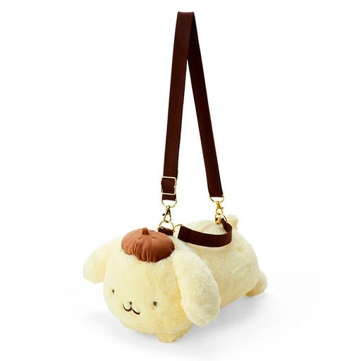 Japan Sanrio - Pompompurin 2 Ways Plush Shaped Bag (Butt Puri Puri Pudding)