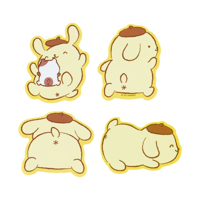 Japan Sanrio - Pompompurin Stickers Set (Butt Puri Puri Pudding)