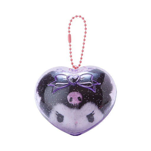 Japan Sanrio - Kuromi Mascot Holder in Case (Clear and Plump 3D)