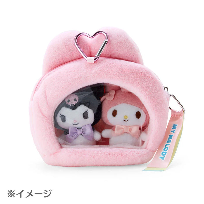 Japan Sanrio - Kuromi Face Pouch with Window (Character Award 2nd edition)