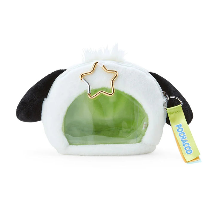 Japan Sanrio - Pochacco Face Pouch with Window (Character Award 2nd edition)