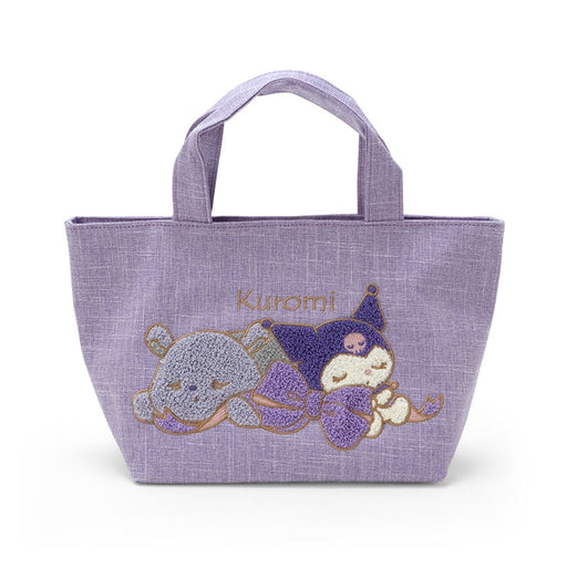 Japan Sanrio -  Kuromi Sagara Embroidery Tote Bag