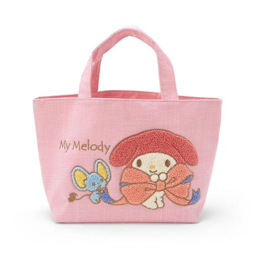 Japan Sanrio -  My Melody Sagara Embroidery Tote Bag