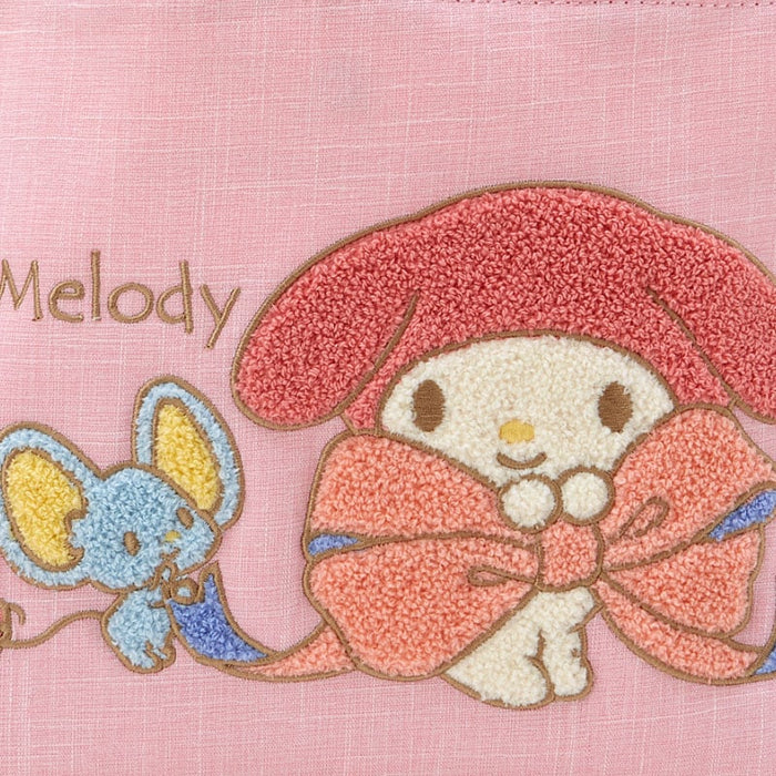 Japan Sanrio -  My Melody Sagara Embroidery Tote Bag