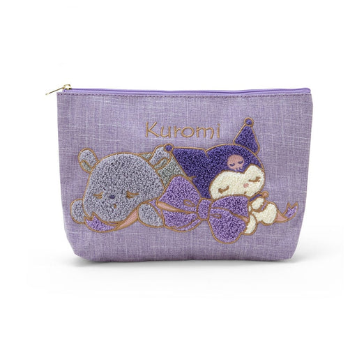 Japan Sanrio -  Kuromi Sagara Embroidery Pouch