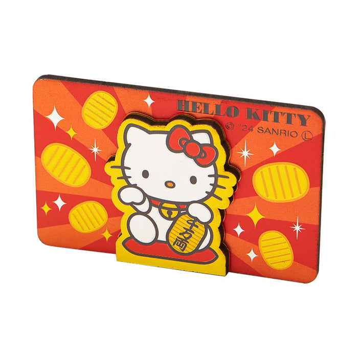 Japan Sanrio - Hello Kitty Wooden Magnet (Oval)