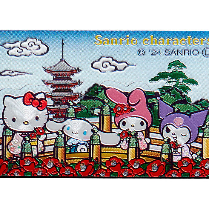 Japan Sanrio - Sanrio Characters Wooden Magnet (Japanese Painting Style)