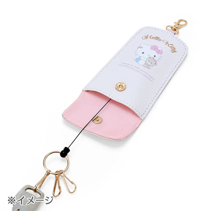 Japan Sanrio - Maron cream Key Case with Reel