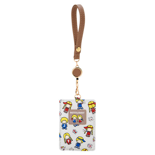 Japan Sanrio - PATTY & JIMMY Pass Case with Reel