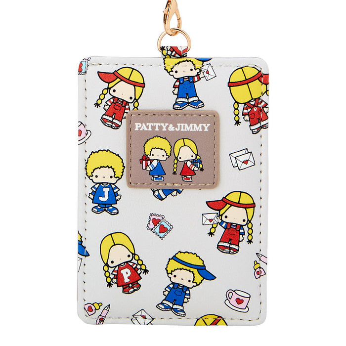 Japan Sanrio - PATTY & JIMMY Pass Case with Reel