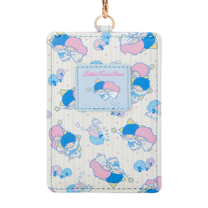 Japan Sanrio - Little Twin Stars Pass Case with Reel