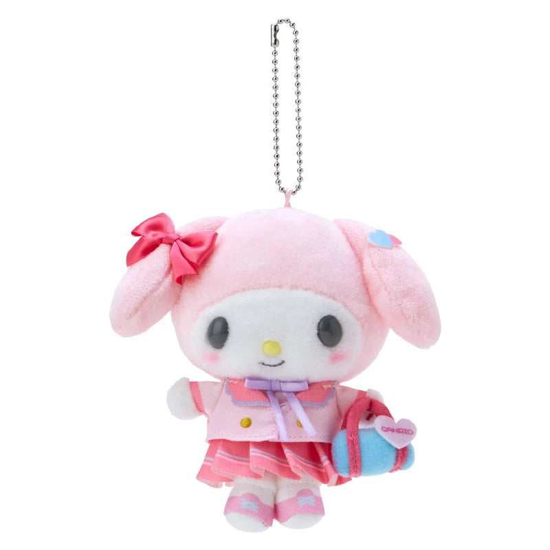 Japan Sanrio - My Melody Plush Keychain (#Sanrio Gakuen Kiramekibu)