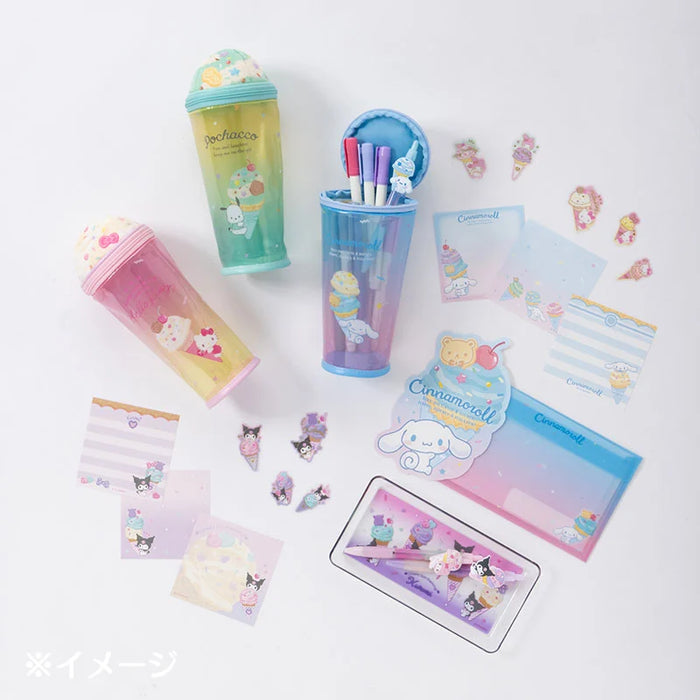 Japan Sanrio - Hello Kitty Tracing Paper Stickers (Ice-Cream Party)