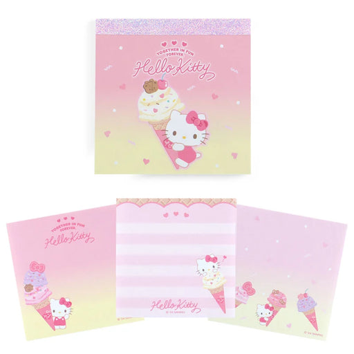 Japan Sanrio - Hello Kitty Memo (Ice-Cream Party)