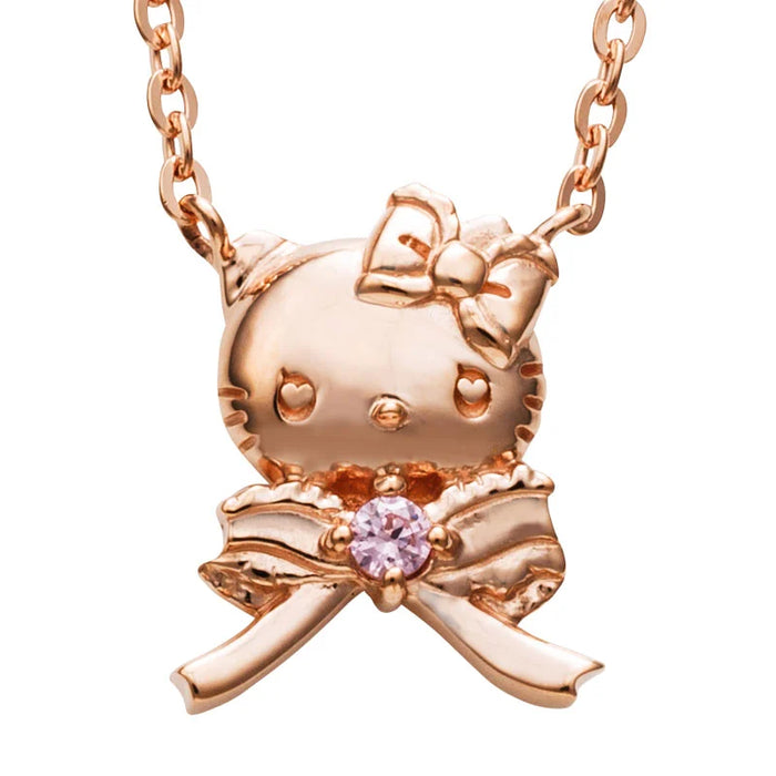 Japan Sanrio - Hello Kitty DOLLY MIX Necklace (Color: Pink Gold)